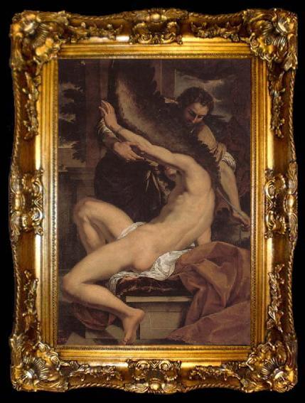 framed  Charles Lebrun Daedalus and Icarus, ta009-2